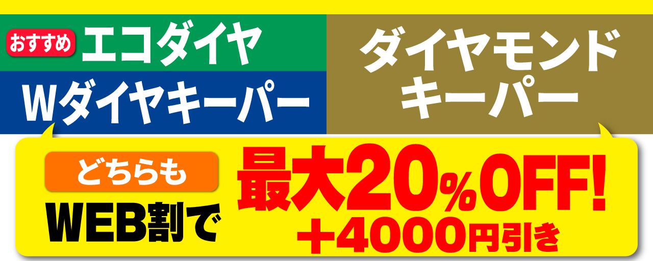エコダイヤ・Wダイヤキーパー